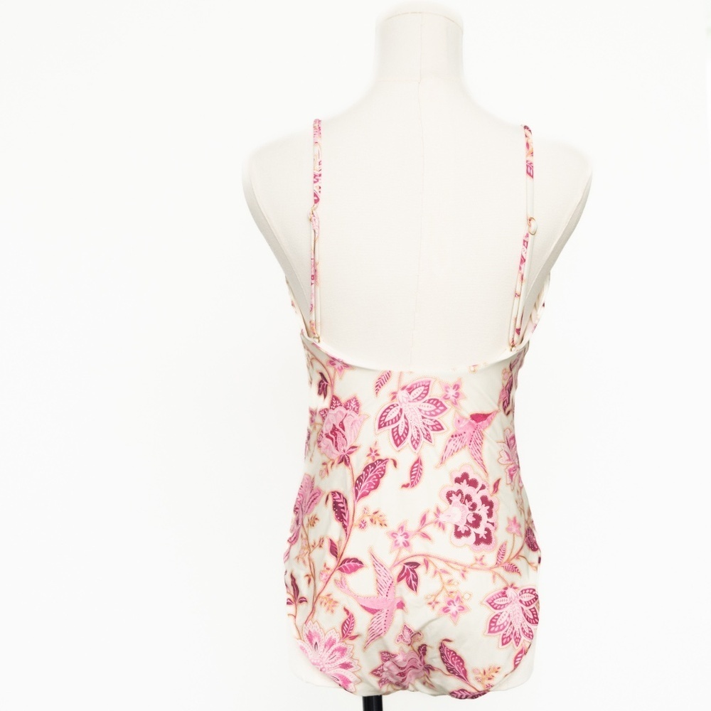 Seafolly Floral Drawstring Keyhole One Piece Swimsuit - Picture 8 of 11